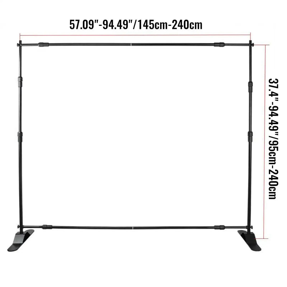 3x2.4M Telescopic Backdrop Stand For Photocalls