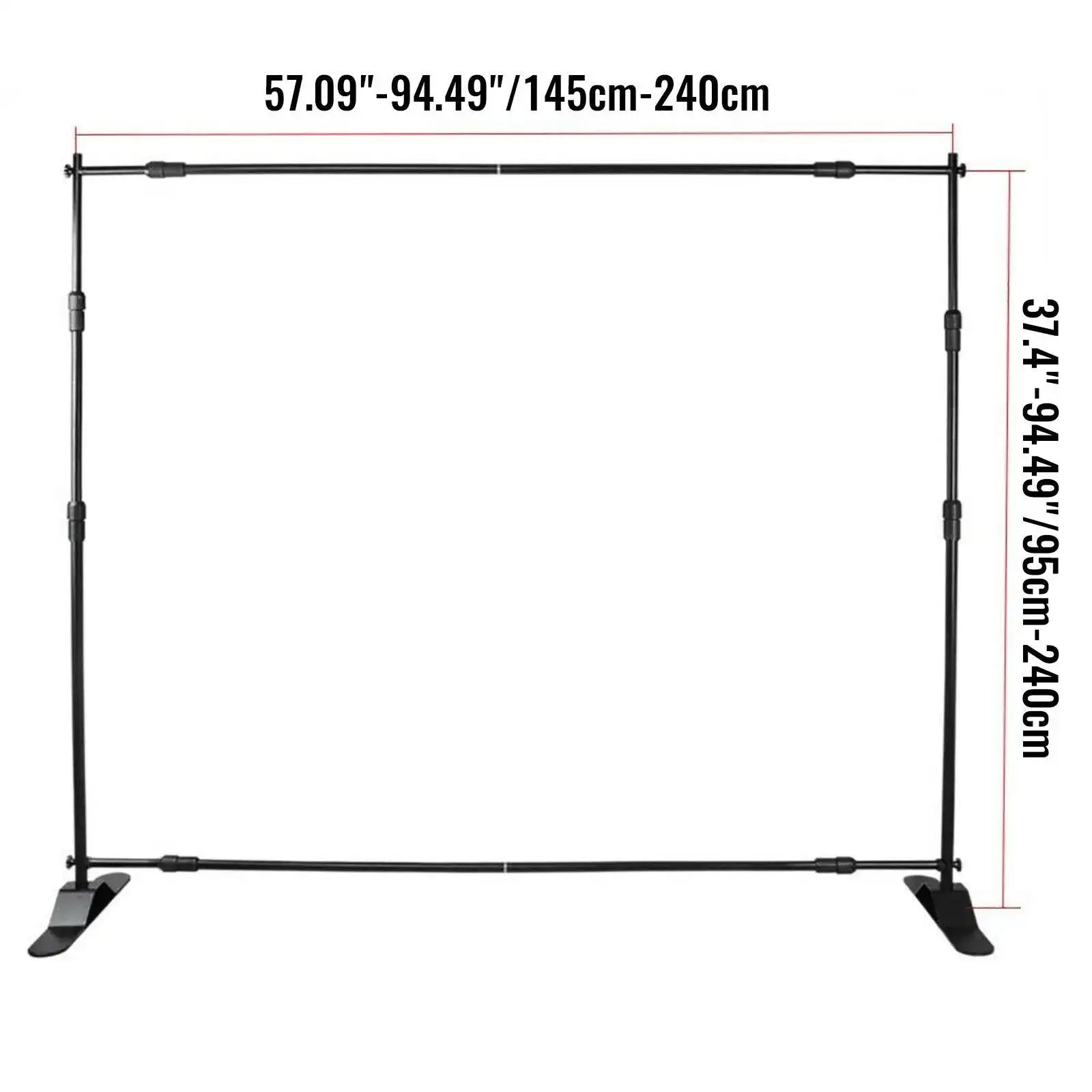 3x2.4M Telescopic Backdrop Stand For Photocalls