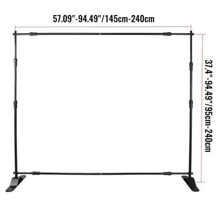 3x2.4M Telescopic Backdrop Stand For Photocalls