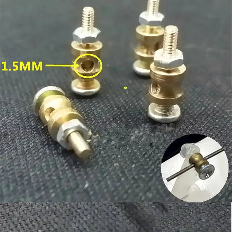100pcs/lot RC Airplane Pushrod Linkage Stopper Servo Connectors Adjustable Easy Diameter 1.5mm For Rc Helicopter by InterCyprus Trading Ltd