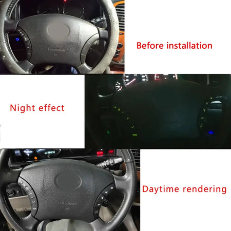 Multi-function Car Steering Wheel Control Buttons Switch Styling Buttons For Toyota Land Cruiser Prado 120 2004-2009 75B037 by InterCyprus Trading Ltd