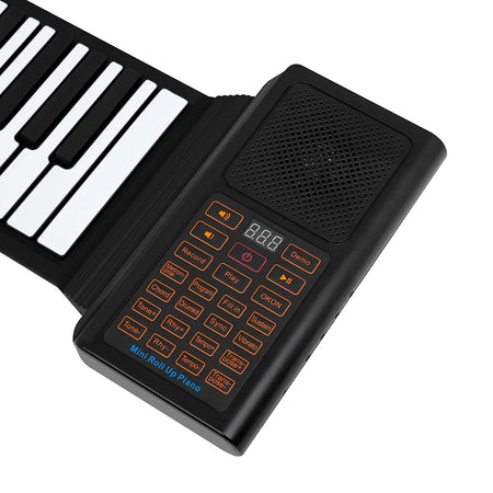 61 Keys Mini Roll Up Piano &ndash; Portable Silicone Keyboard