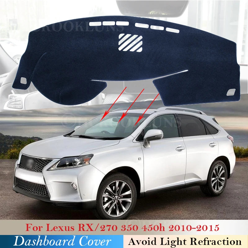 Capa do Painel com Design 3D para Lexus RX 2010-2015 RX270 RX350 RX450h