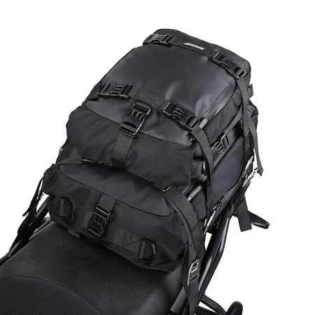 Rhinowalk Motorcycl Tail Bag Carrier Bags Rider Luggage 10L 20L 30L Multiple Purposes Moto Tail Pack Backpack Moto Saddle Bag by InterCyprus Trading Ltd