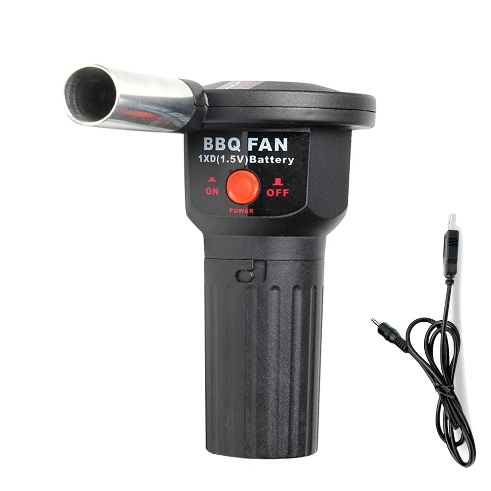 Portable USB BBQ Air Blower for Outdoor Cooking