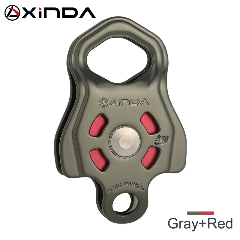 XINDA H-PU02 Pulley - High Strength 36kN Breaking Load Gray and Red