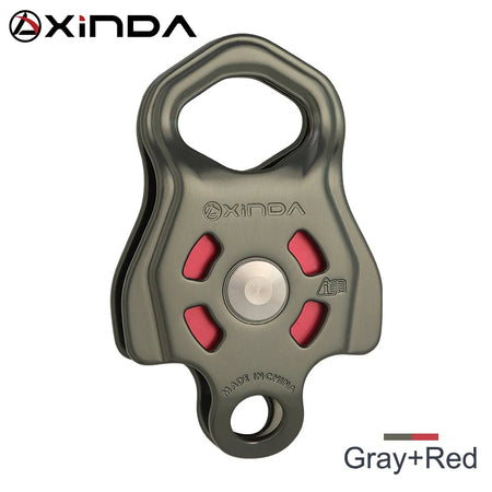 XINDA H-PU02 Pulley - High Strength 36kN Breaking Load Gray and Red