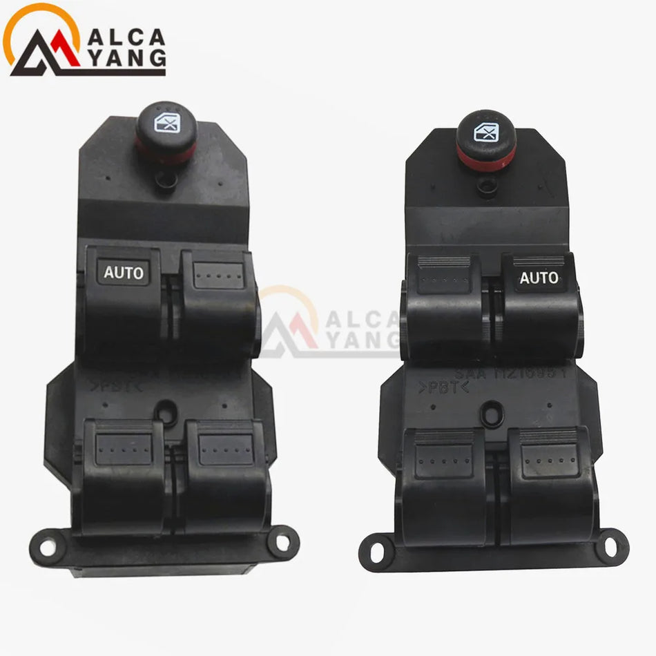 Interruttore Finestrino Elettrico in Plastica Nera per Honda CR-V 2002-2006 Civic 2001-2005