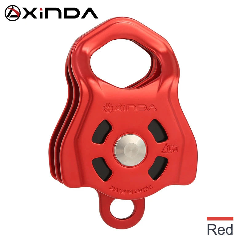 Double Pulley &ndash; Ball Bearing Smooth Operation For Climbing Red