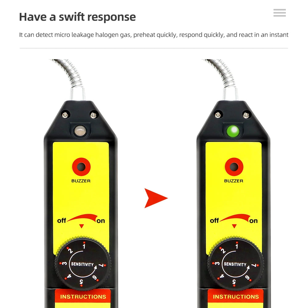 WJL-6000 &ndash; Freon Leak Detector With LCD Screen And Alarm