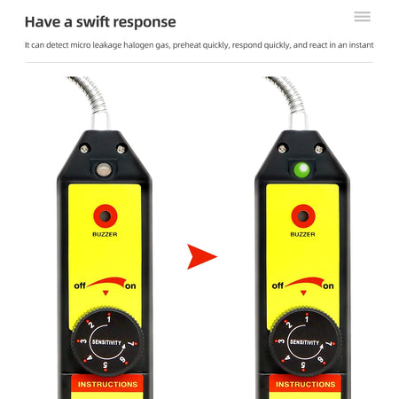 WJL-6000 &ndash; Freon Leak Detector With LCD Screen And Alarm