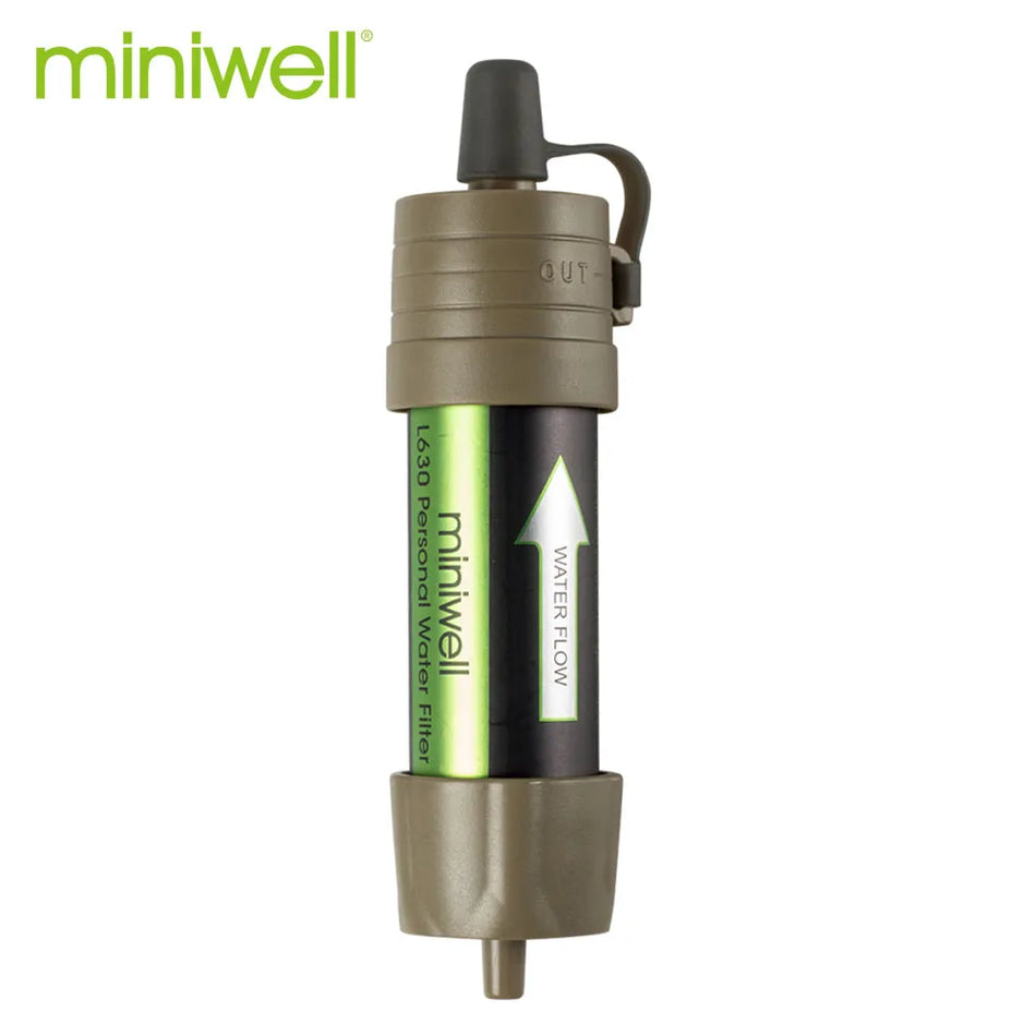 🟠 Miniwell L630 Προσωπική κάμπινγκ Καθαρισμός Φίλτρο Φίλτρο Νερό για επιβίωση ή προμήθειες έκτακτης ανάγκης