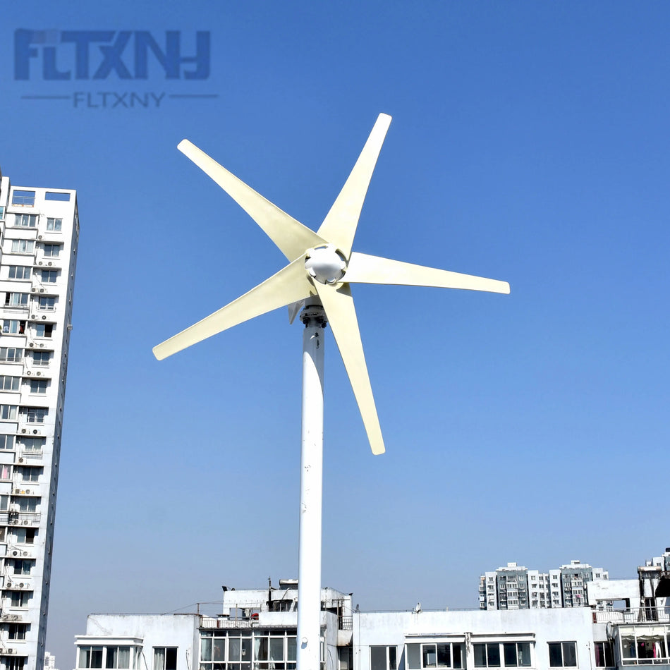 3000W Horizontal Axis Wind Turbine 12V 24V 48V MPPT