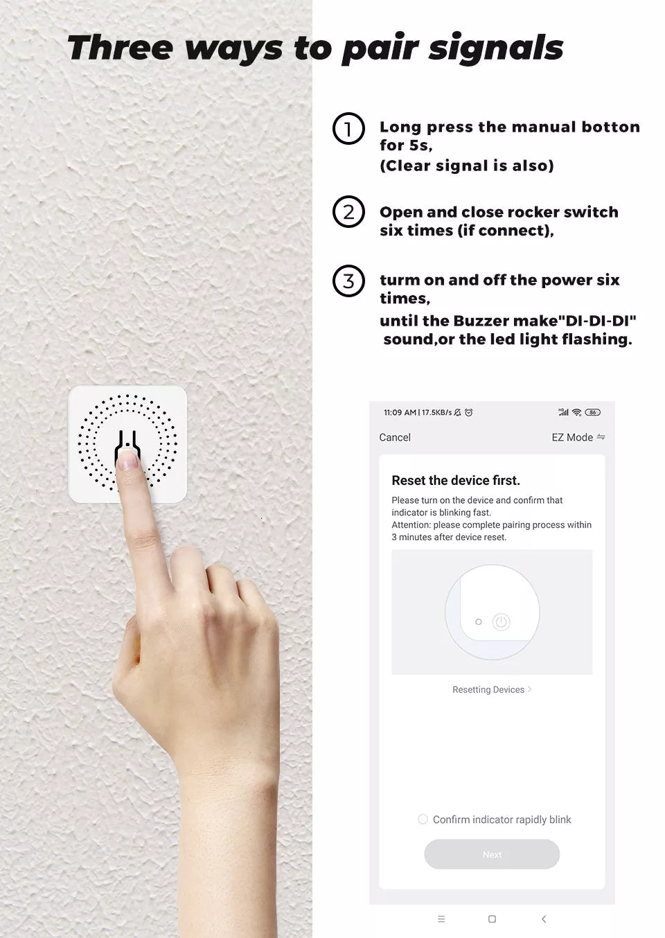16A Mini DIY Tuya WiFi Smart Life Controller Timer Switch Light Wall 2 Way Control Module Voice Relay Google Home Alexa
