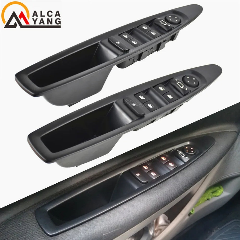 Interrupteur de contrôle de fenêtre avec construction en ABS pour Citroën C4 2004-2010
