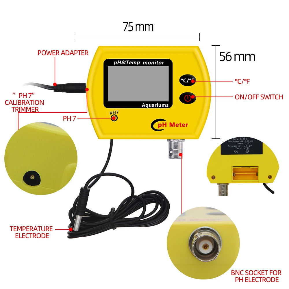 PH-991 PH Meter Tester Durable Acidimeter &ndash; Water Monitor