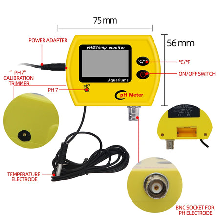 PH-991 PH Meter Tester Durable Acidimeter &ndash; Water Monitor