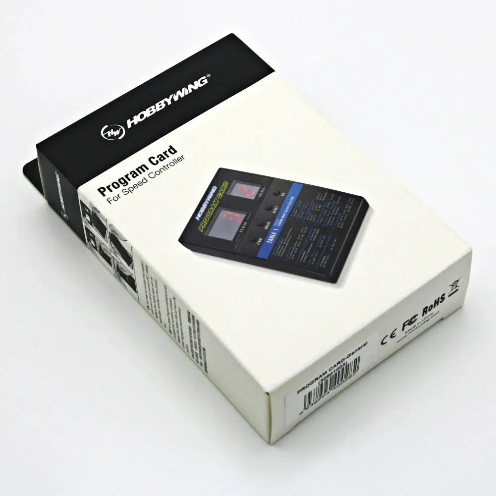 Hobbywing RC Car Program Card LED Program Box 2C Programm Card For XERUN / Flyfun Series Car Brushless ESC by InterCyprus Trading Ltd