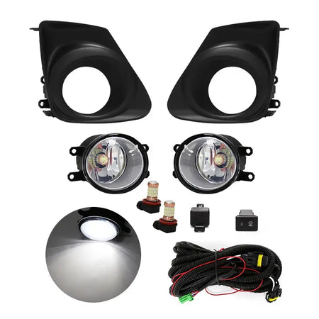For Toyota Corolla Altis 2011 2012 2013 Fog Light Lamp Daytime Running Chrome Wires Switch Relay by InterCyprus Trading Ltd