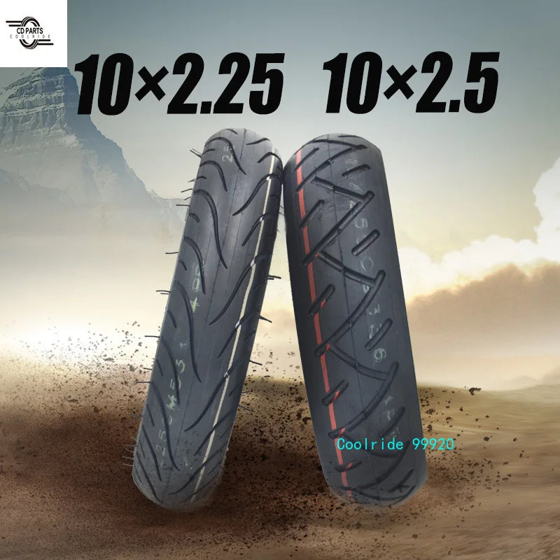 Pneu pneumatique CST et chambre à air de 10x2,50 pour roue de scooter de 25,4 cm CST Pneu extérieur pour scooter et chambre à air (pneu extérieur Pneu pneumatique CST et chambre à air de 10x2,50 pour roue de scooter de 25,4 cm CST Pneu extérieur pour scooter et chambre à air (pneu extérieur