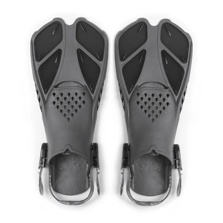 COPOZZ Adjustable Snorkeling Fins | Comfortable Silicone Dive Flippers for Adults &amp; Kids