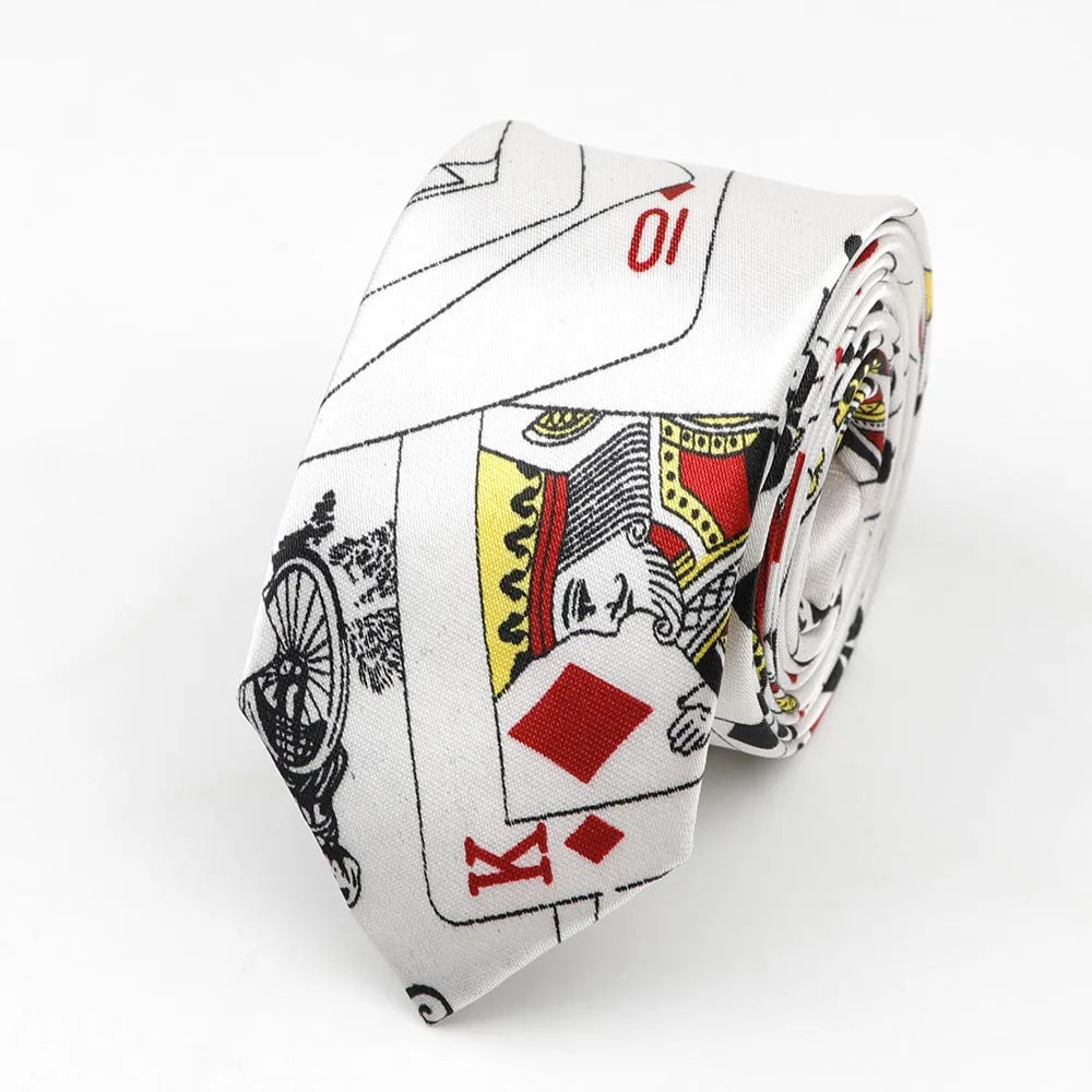 Colourful Musical Notes Skinny Tie for Men 34