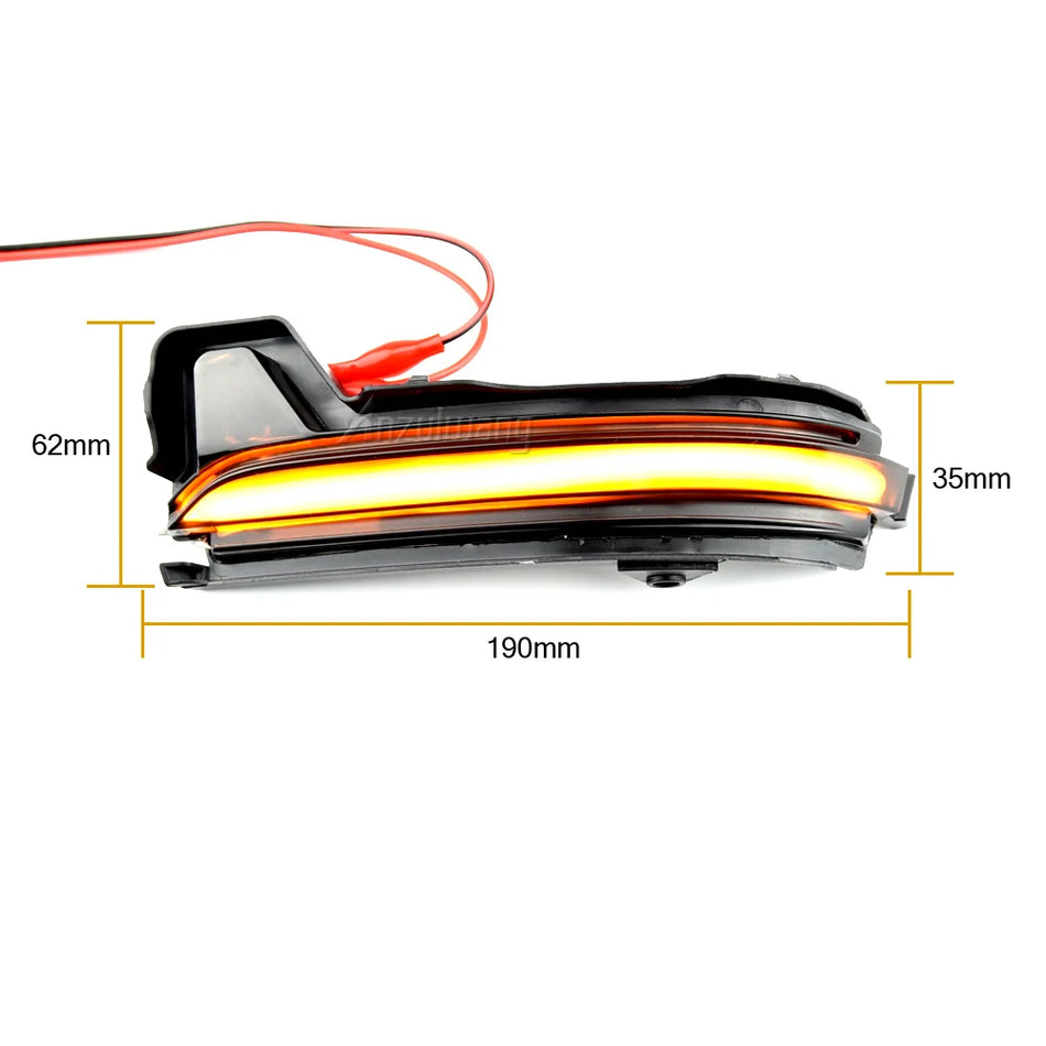LED Δυναμικά Φώτα Σημάτων Στροφής για Skoda Kodiaq Karoq με Διαδοχική Ροή Νερού