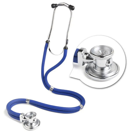 Multifunctional Dual Head Stethoscope &ndash; Cardiology Quality Blue