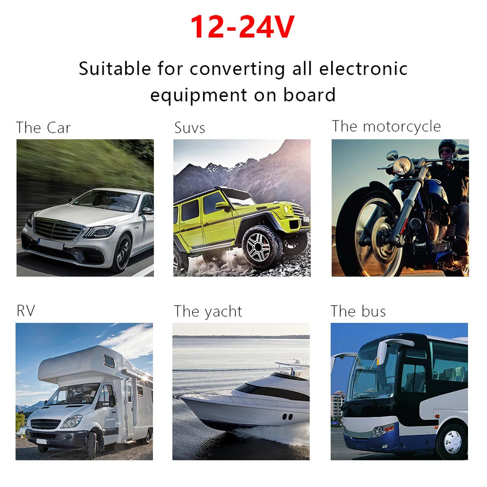 Jungiklių pultas Ford 24803 24V 12V 8 mygtukų automobilių žibintams ABS PC PBT patvari konstrukcija