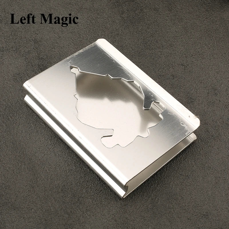 Arcane Kortklipp Svart Silver Magiker Tillbehör Trick