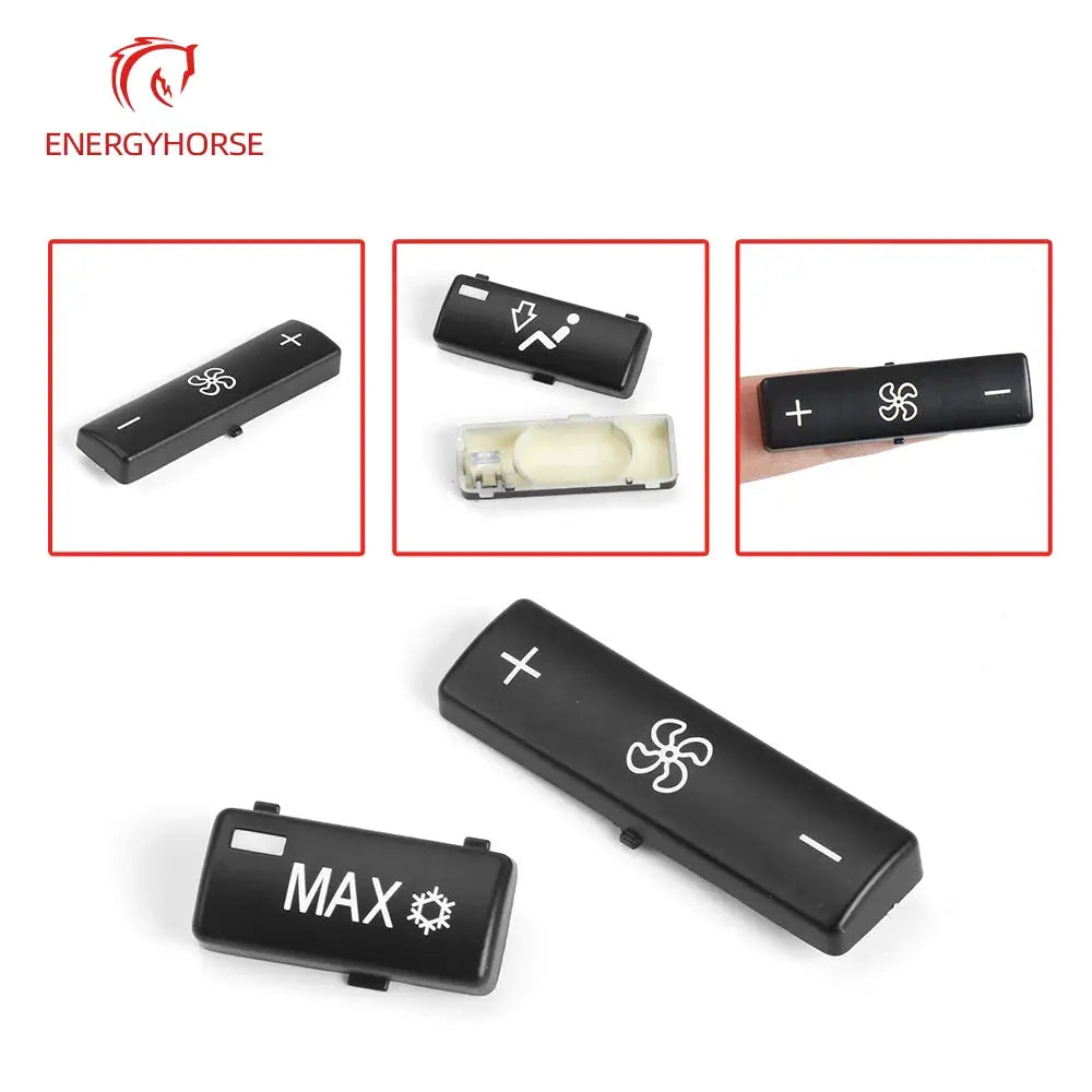 14PCS Console AC Heater Climate Key Control Switch Air Conditioning Button Cover Key For BMW 5 Series E39 X5 E53 525 530 540 M5 by InterCyprus Trading Ltd