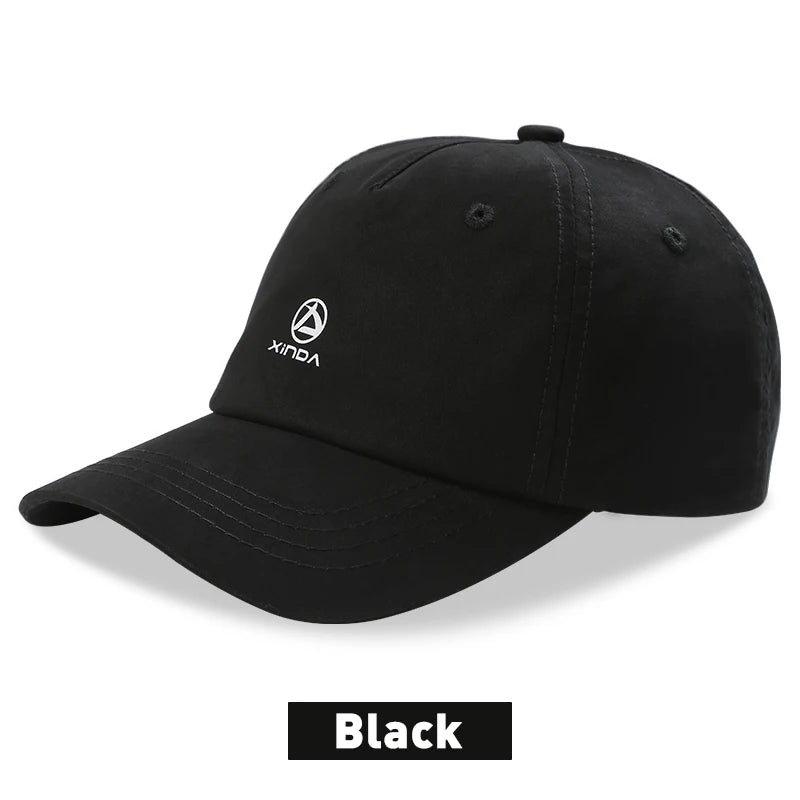 Xinda Big Head Cap &ndash; All-Match Sun Hat for Outdoor Sports black