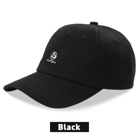 Xinda Big Head Cap &ndash; All-Match Sun Hat for Outdoor Sports black