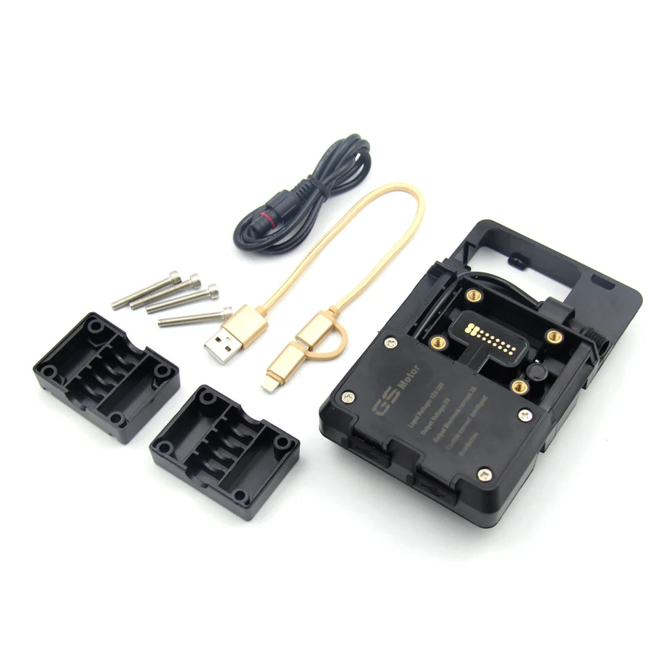 Βάση Πλοήγησης Κινητού USB BMW R1200GS με Βάση Φόρτισης για Μοτοσυκλέτα, Εύκολη Εγκατάσταση