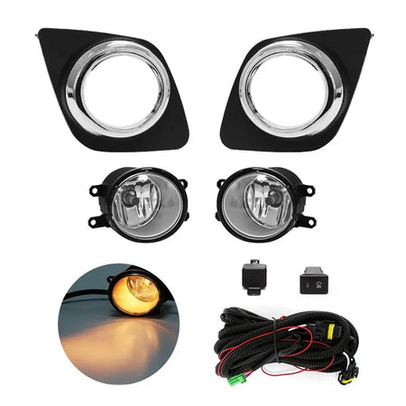 Fog Light For Toyota RAV4 2009 2010 2011 2012 Led Daytime Running Lamp Daylight DRL Wateproof Wires Switch Button by InterCyprus Trading Ltd