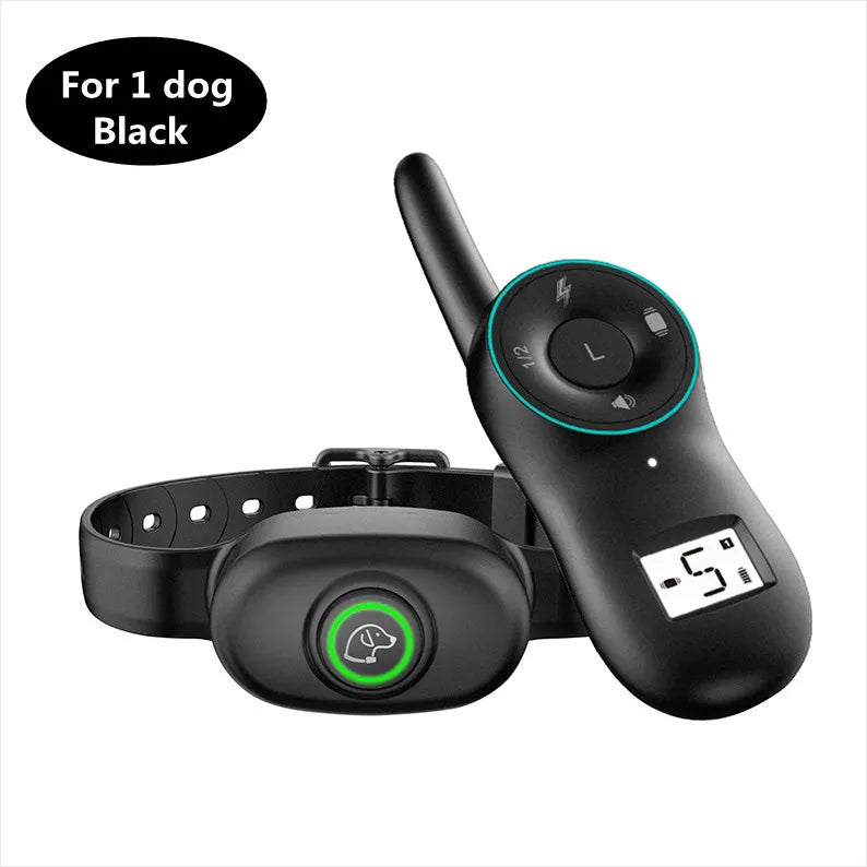 DOG300 Waterproof Bark Collar &ndash; Long Range Remote Control For 1 dog black