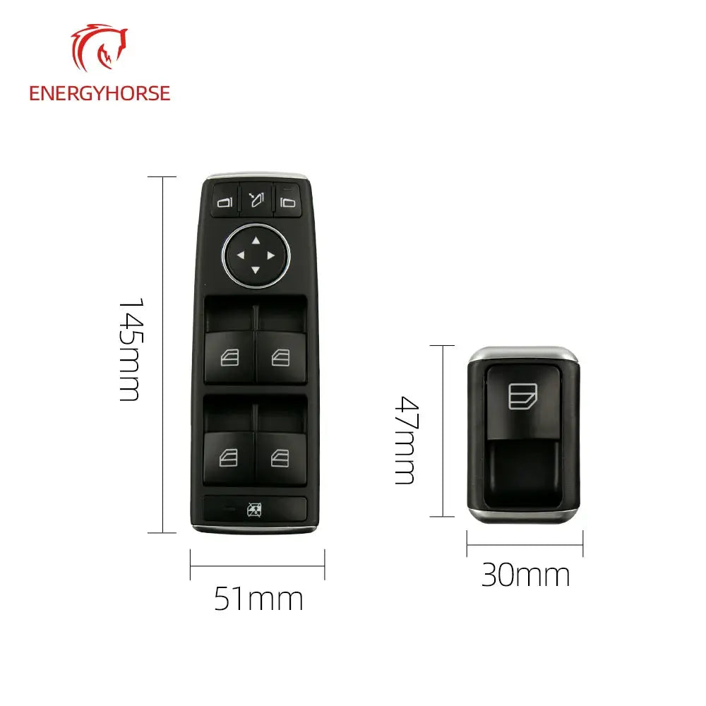 Power Window Switch For Tesla Model S X 2012-2020 Left Electric Door Window Lift Switch Control Button 1003589-00-B 1003749-00-B by InterCyprus Trading Ltd