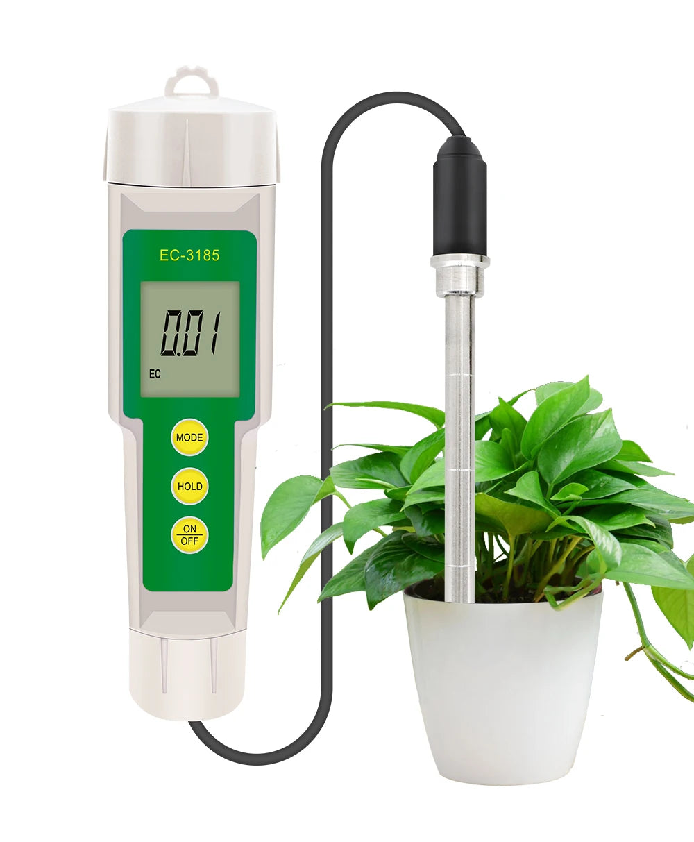 EC-3185 Waterproof Soil Tester &ndash; 3 In 1 EC TDS CF Meter