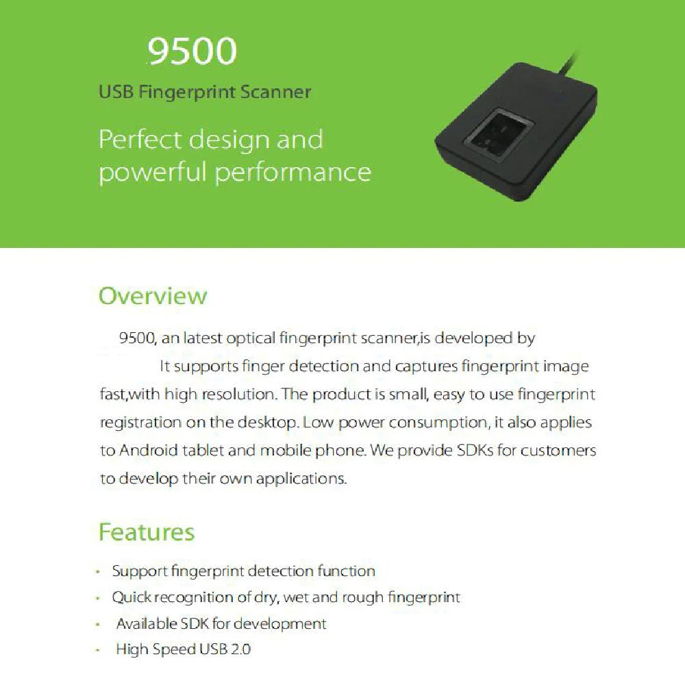 Live10R USB Biometric Fingerprint Reader &ndash; Free CSharp SDK