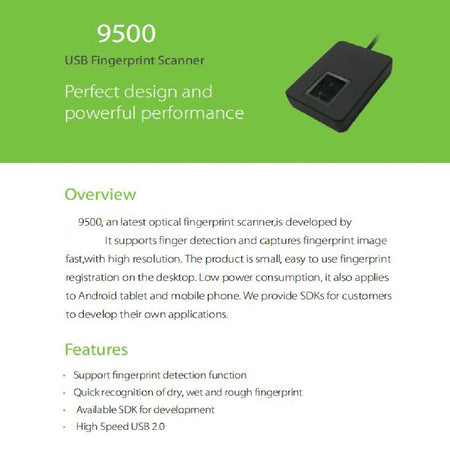 Live10R USB Biometric Fingerprint Reader &ndash; Free CSharp SDK