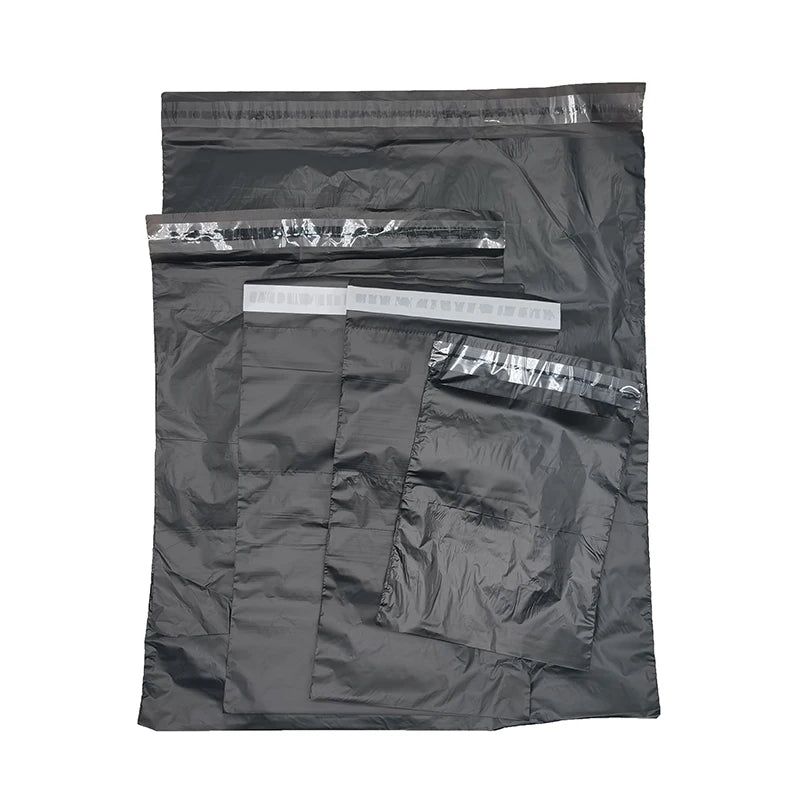 Black Self-Seal Waterproof Mailing Bags - Pack of 50