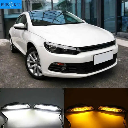 Scirocco LED Amber Turn Signal Side Marker Lamp White DRL White yellow blue