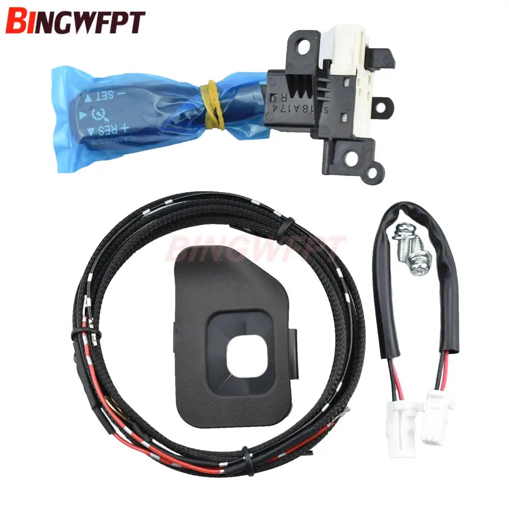 Cruise Control Switch 84632-34017 84632-34011 For Toyota YARiS L 2014 VIOS 2013-2017 With Steering Wheel Cover 45186-0D050 by InterCyprus Trading Ltd