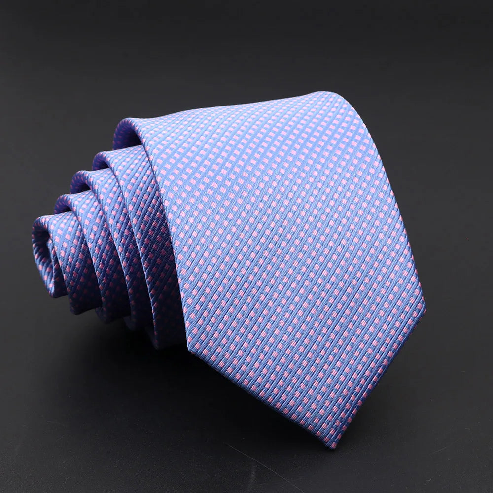Classic Striped Necktie for Men - Perfect for Weddings and Formal Events 29