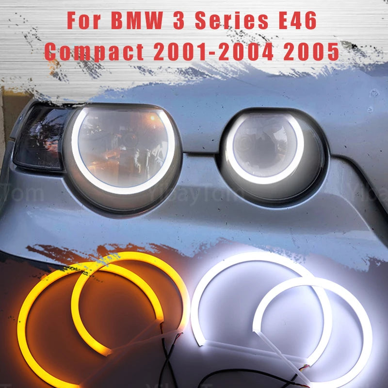 Anillos LED Angel Eye Switchback para BMW Serie 3 E46 2001-2005
