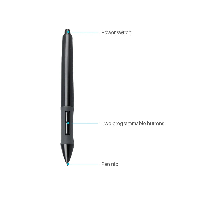 Huion PEN68D Stylus Ersättning Med Två Sidoknappar