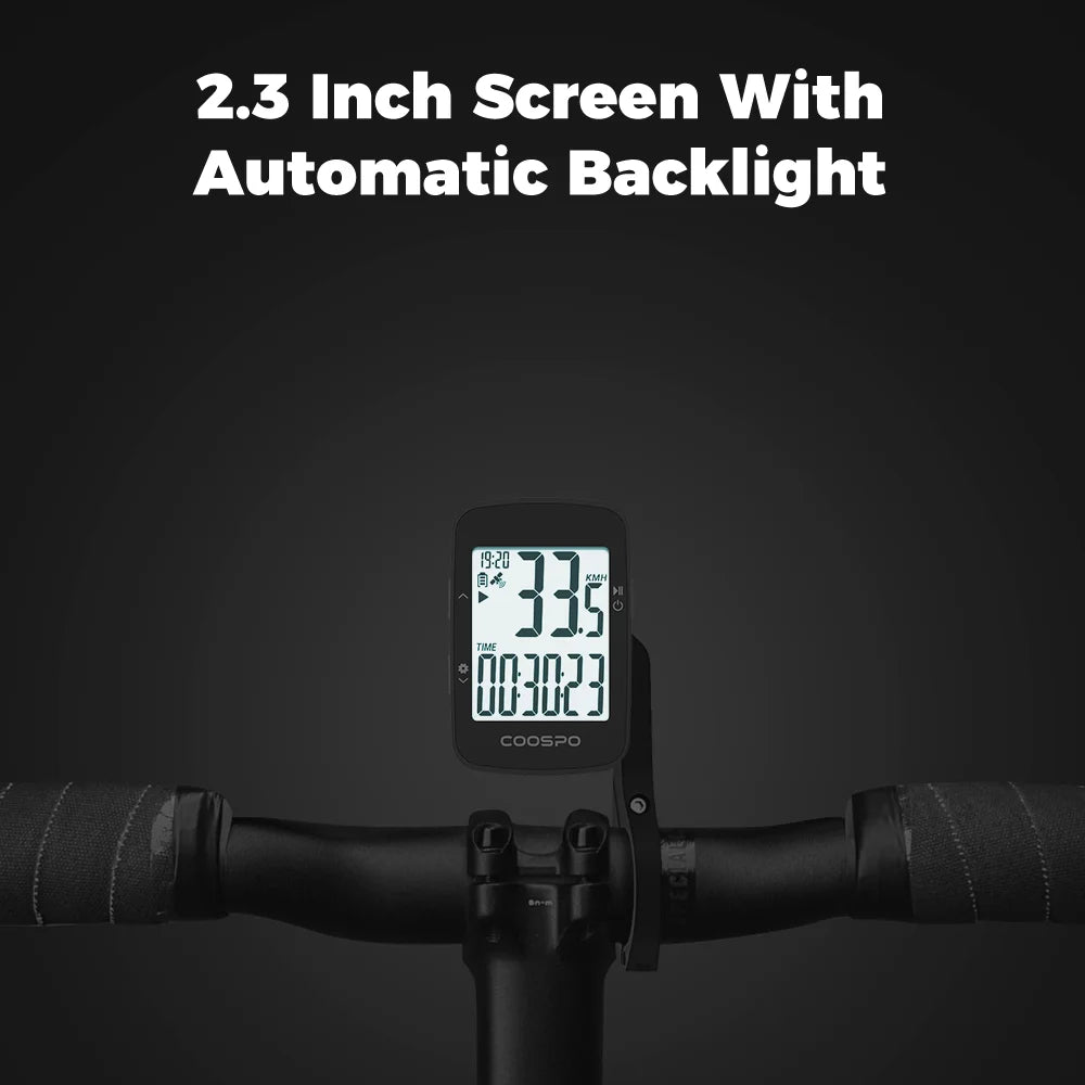 CooSpo BC26 &ndash; Wireless GPS Speedometer with App Sync