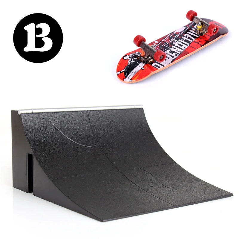 Brozebra TTS00112 Finger Skateboard &ndash; Durable Practice Deck B 2pcs