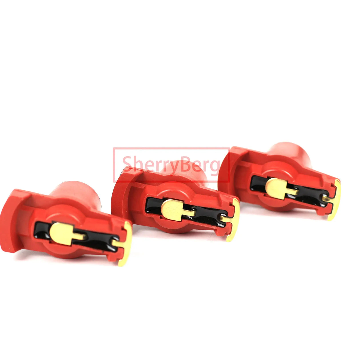 SherryBerg New Quality Red Rotor Arm for VW Beettle Bug 009 Bosch Distributors Multi-Pack X 10 Set of 10 10PCS As One KIT by InterCyprus Trading Ltd