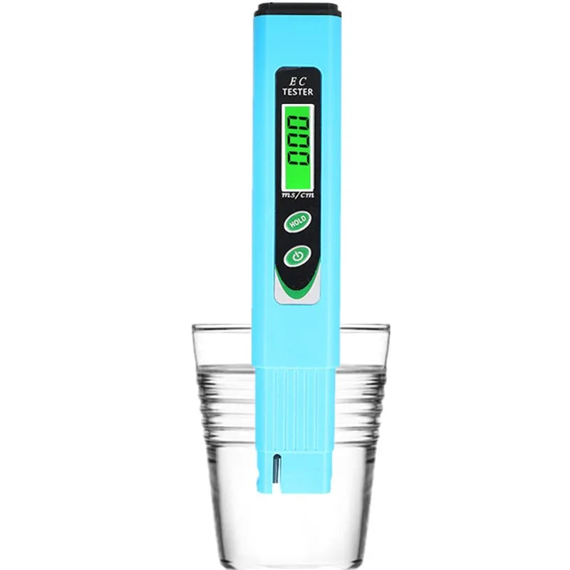 Portable EC Meter 19.99 Ms Cm Water Tester &ndash; Backlit LCD Default Title